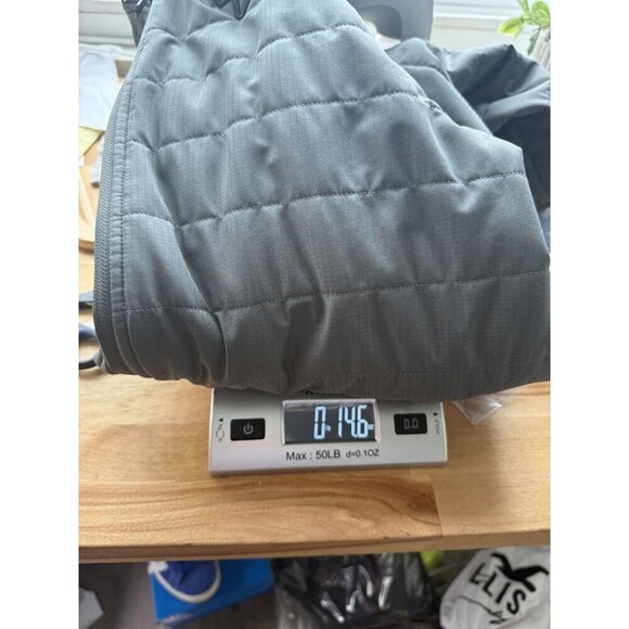 Bylt Mens Harbor Puffer Jacket Size L Gray Outdoor Full Zip Gorpcore Performance - Picture 9 of 9